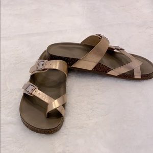 Rose Gold Steve Madden sandals